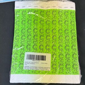 Wristco 3/4” Tyvek Wristbands 500 paper Smiley Variety Wristbands all new